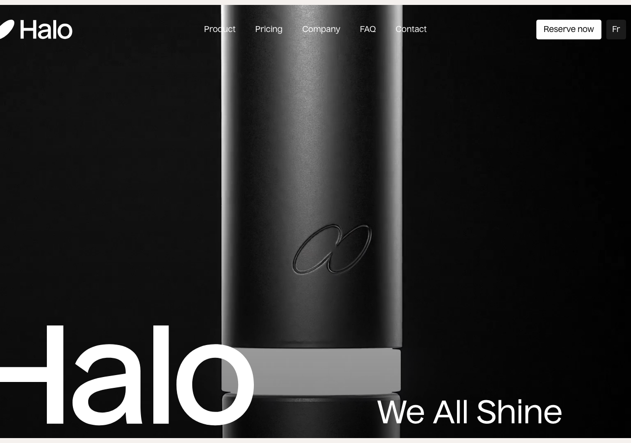 Screenshot of Halo Dental