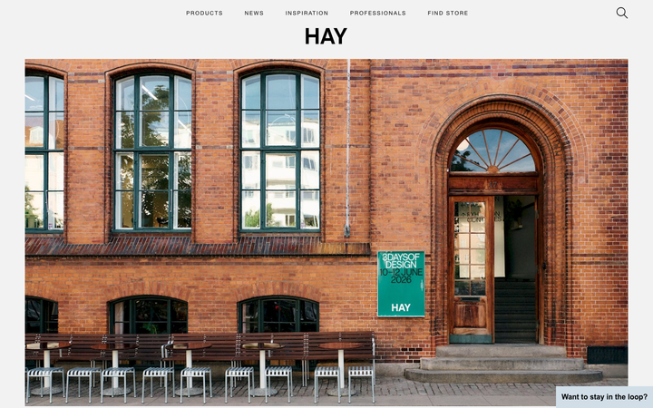 Screenshot of Hay