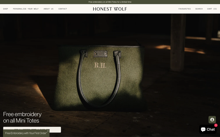 Screenshot of Honest Wolf