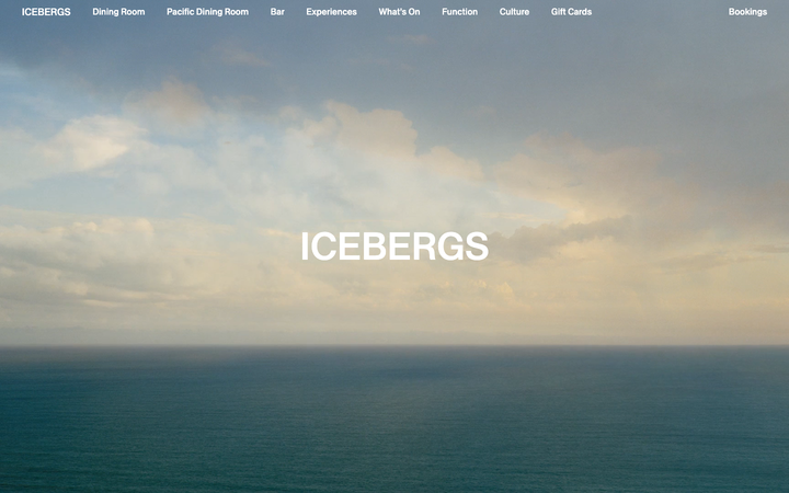 Screenshot of Icebergs Dining Room And Bar