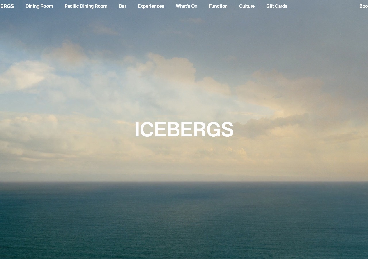Screenshot of Icebergs Dining Room And Bar