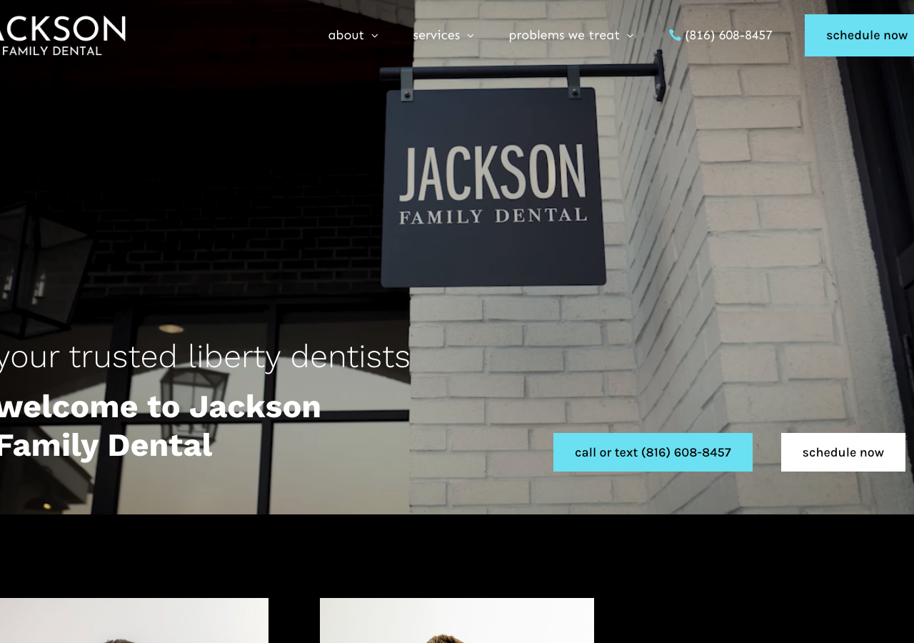 Screenshot of Jackson Family Dental