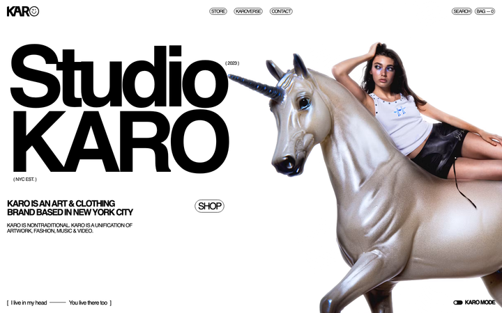 Screenshot of Karo Crafts