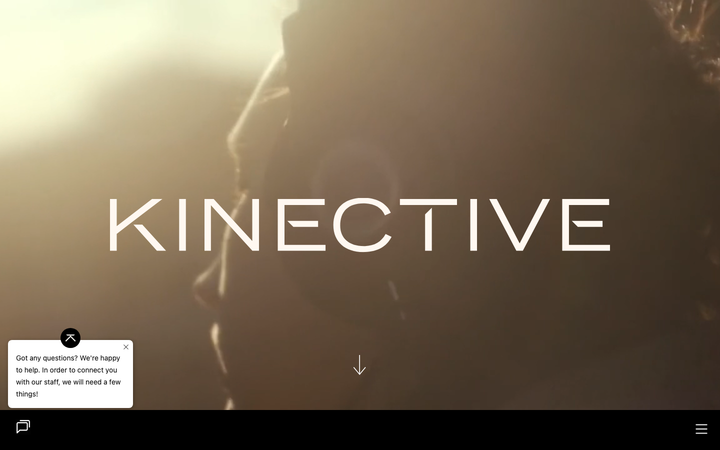 Screenshot of Kinective Fitness Club