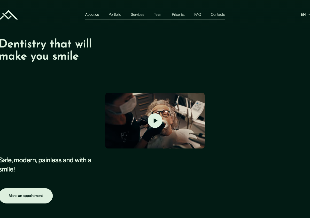 Screenshot of Lava Dental