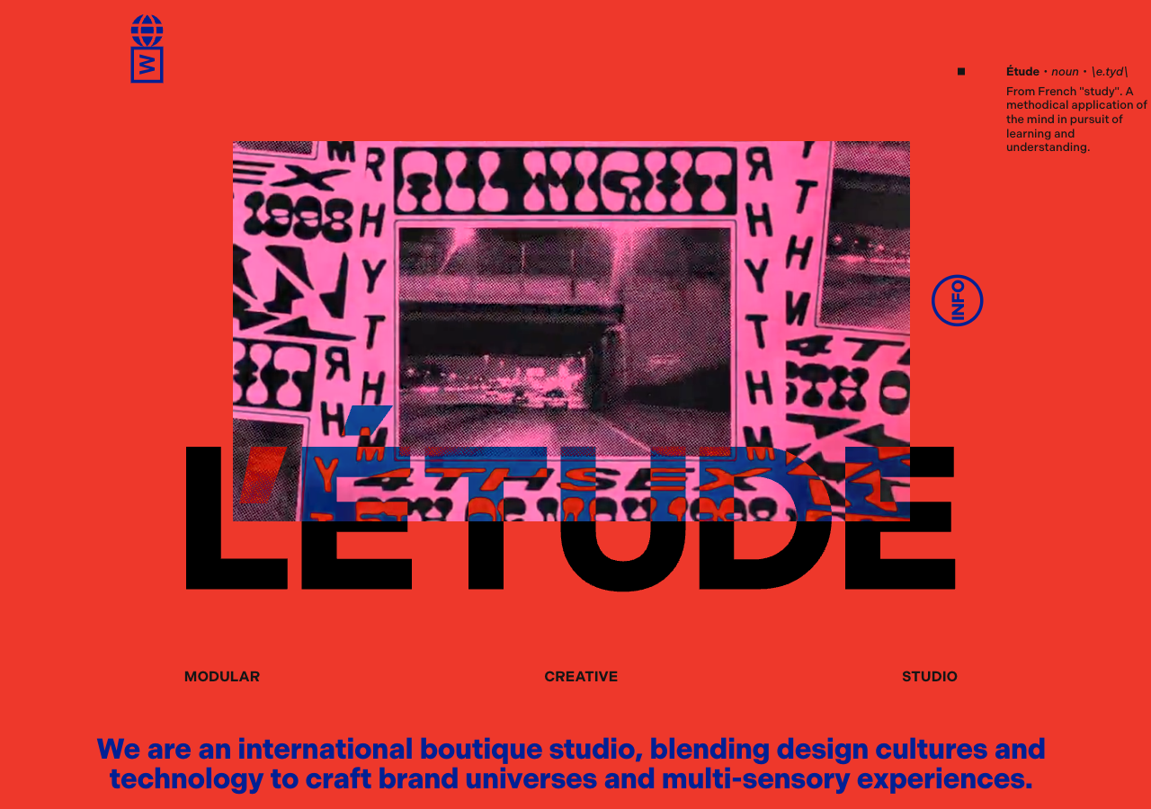Screenshot of Letude