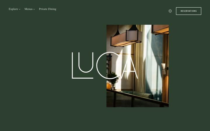Screenshot of Luca