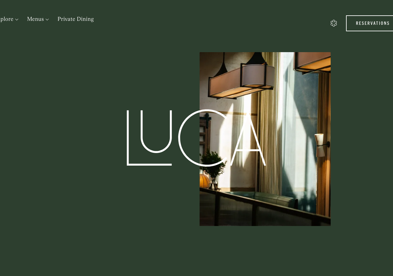 Screenshot of Luca