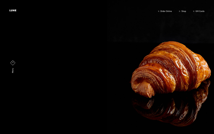 Screenshot of Lune Croissanterie 2