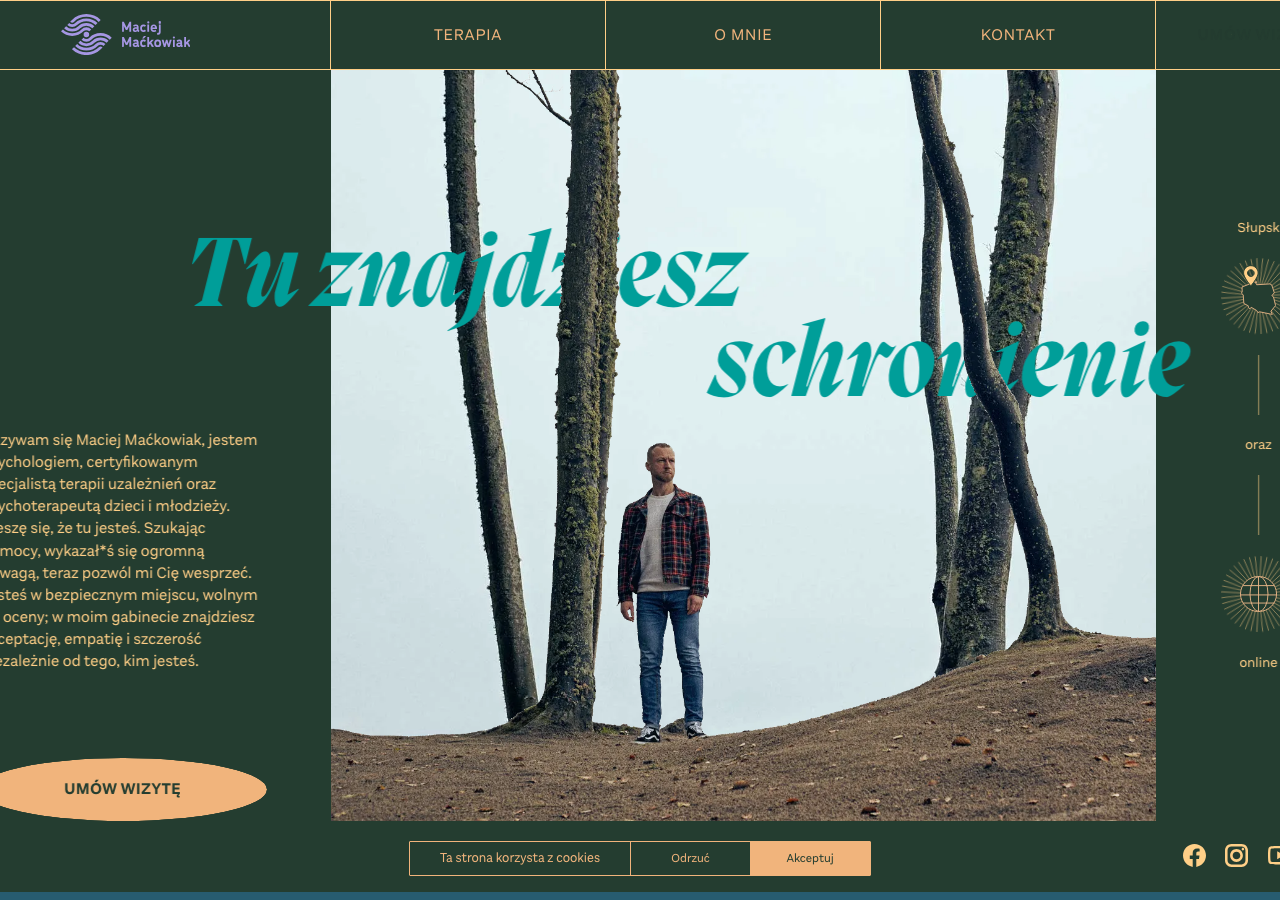 Screenshot of Maciej Ma Kowiak