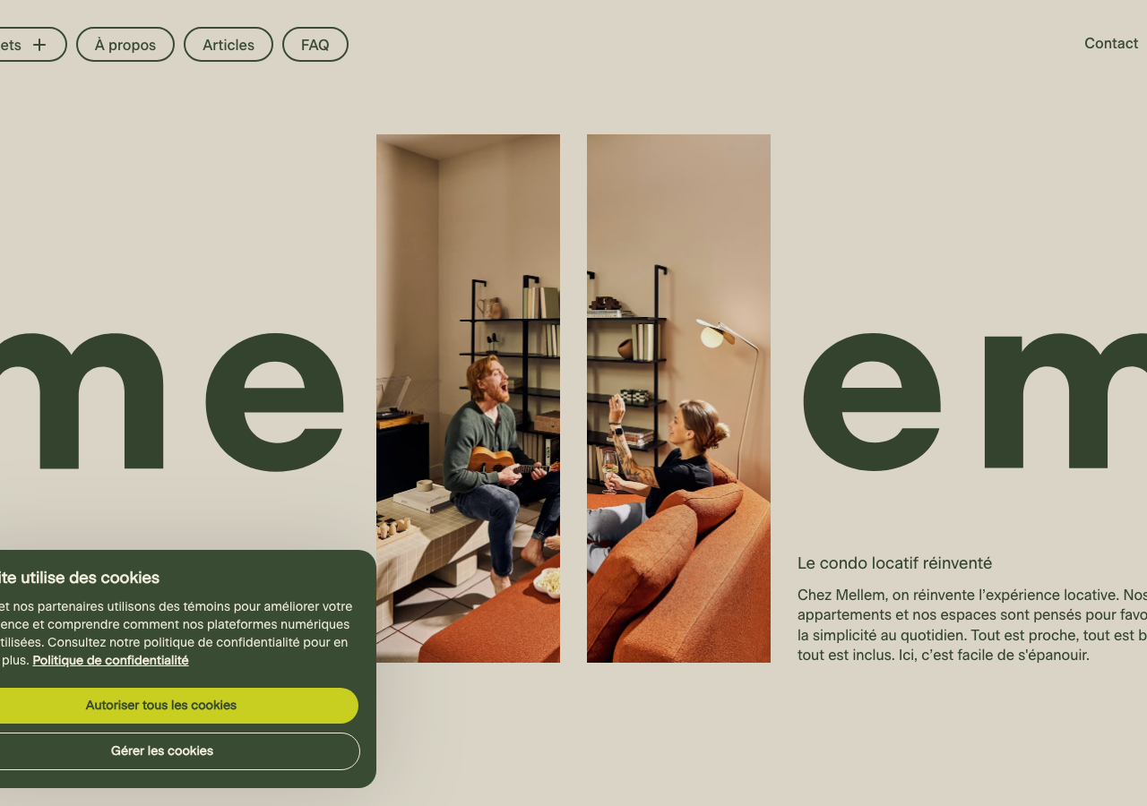 Screenshot of Mellem