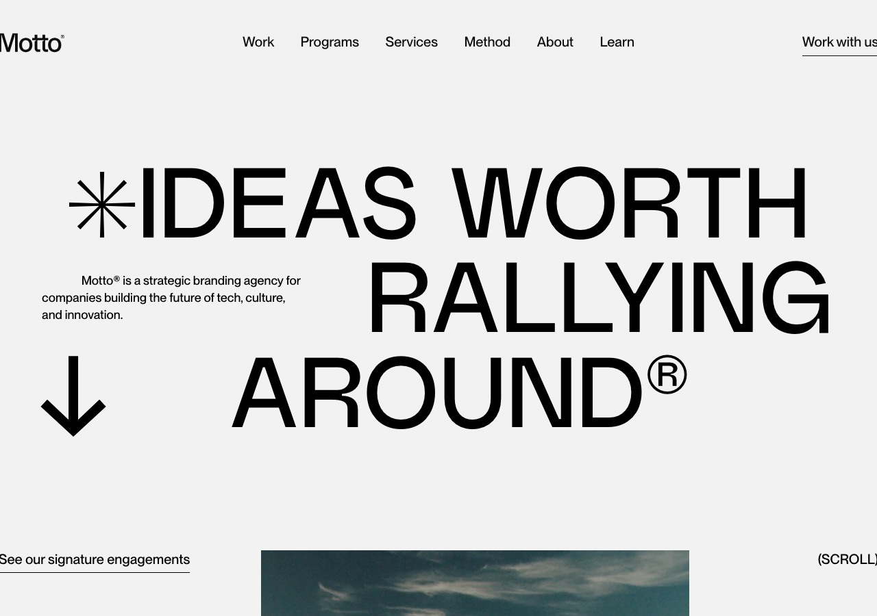 Screenshot of Motto