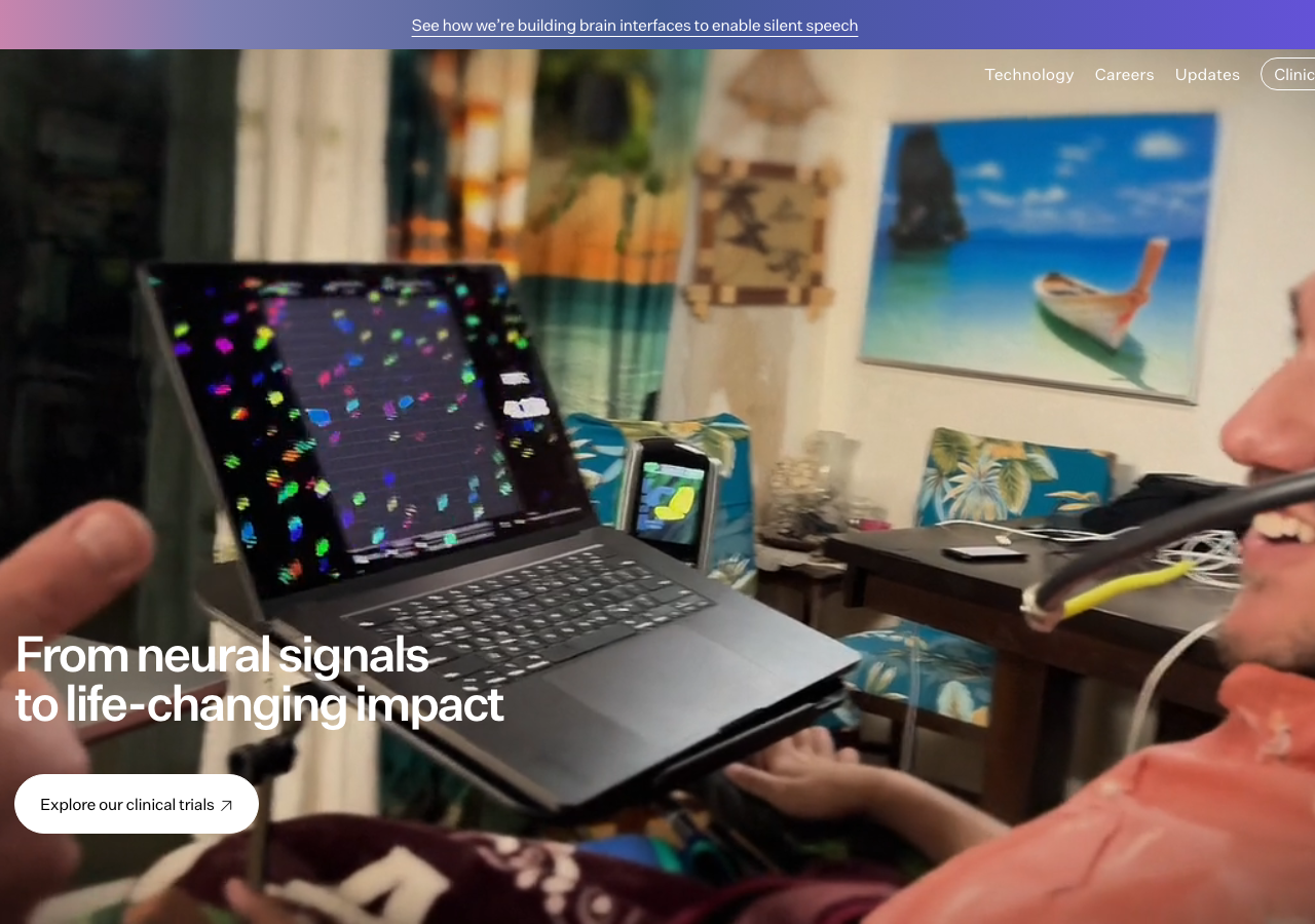 Screenshot of Neuralink