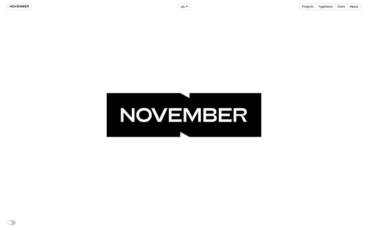Screenshot of November