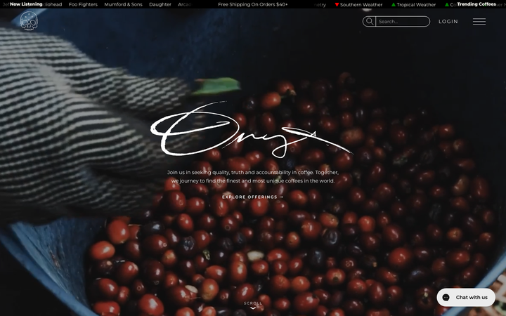 Screenshot of Onyx Coffee Lab 2