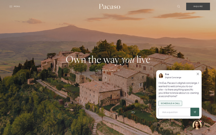 Screenshot of Pacaso
