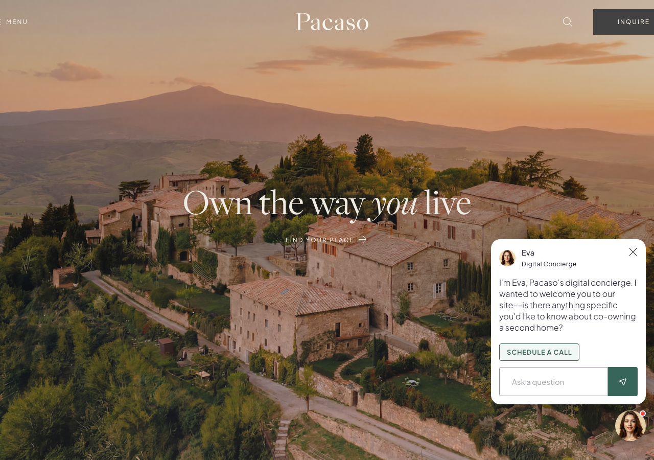 Screenshot of Pacaso
