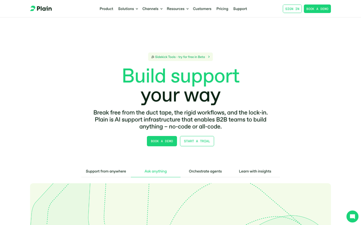 Screenshot of Plain