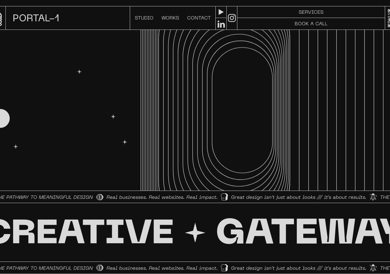 Screenshot of Portal One