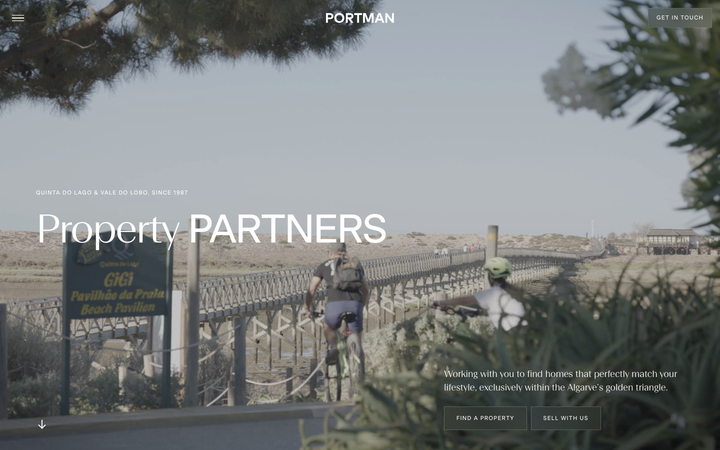 Screenshot of Portman Properties