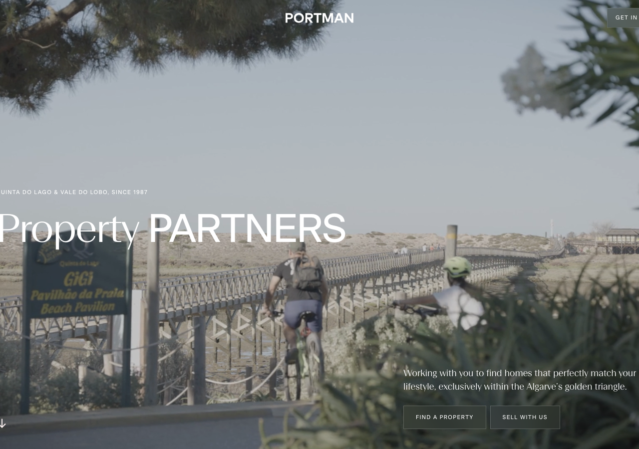 Screenshot of Portman Properties
