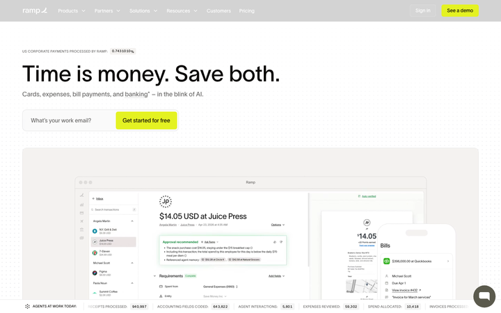 Screenshot of Ramp
