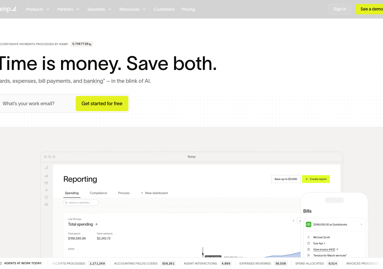 Screenshot of Ramp