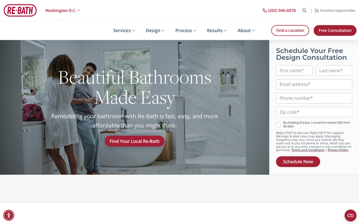 Screenshot of Re Bath