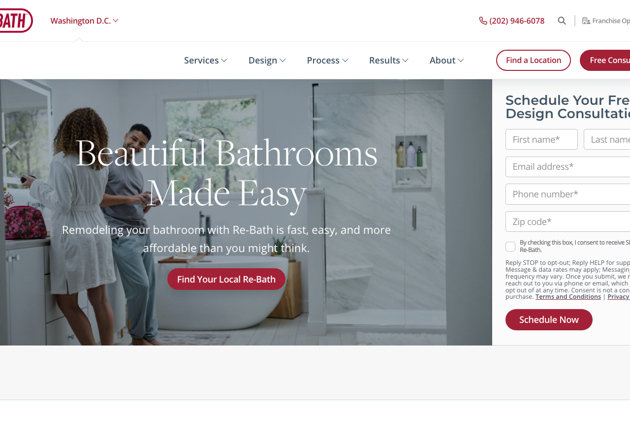 Screenshot of Re Bath