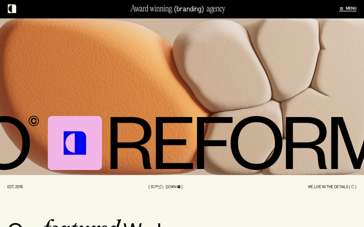 Screenshot of Reform Collective
