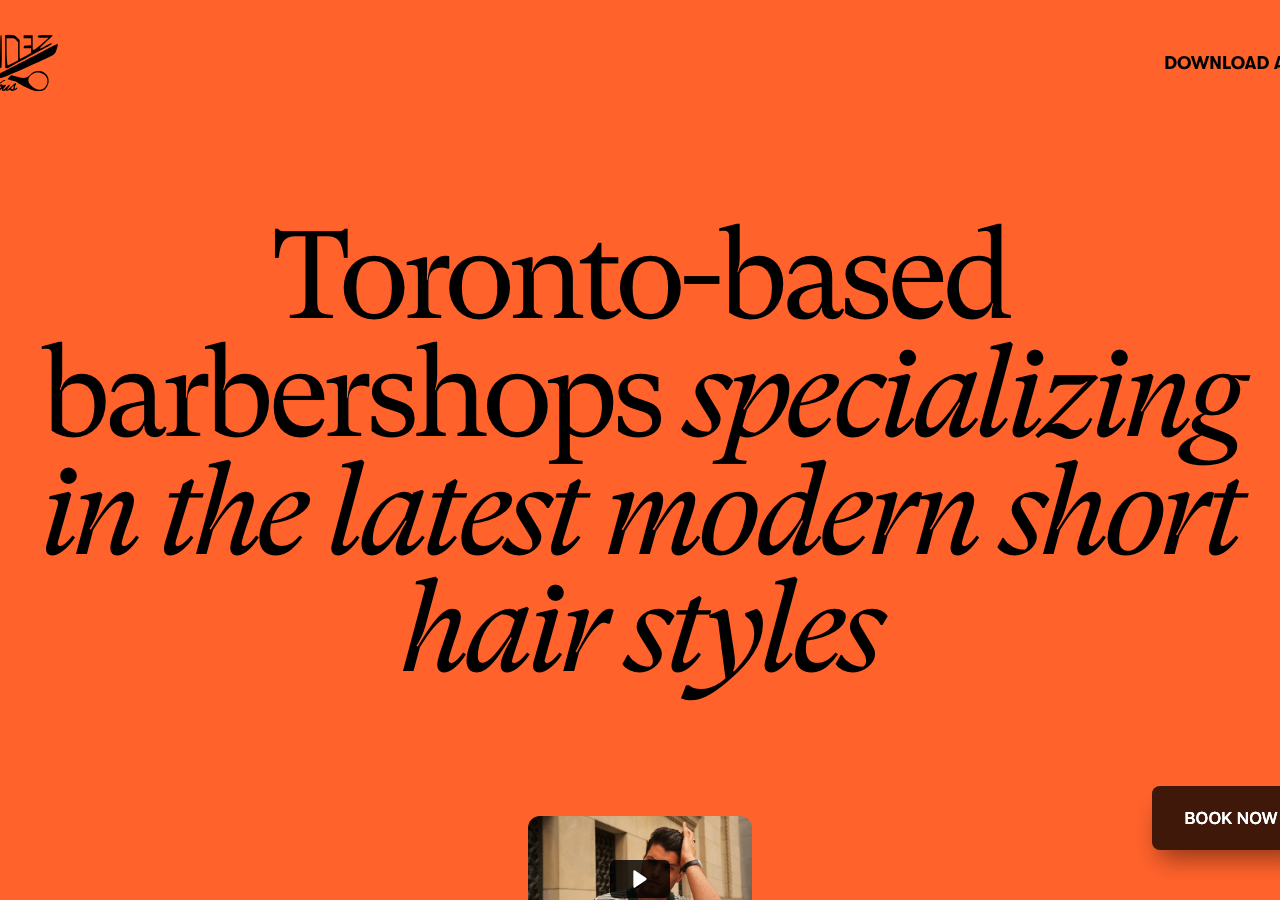 Screenshot of Rendezvous Barbers
