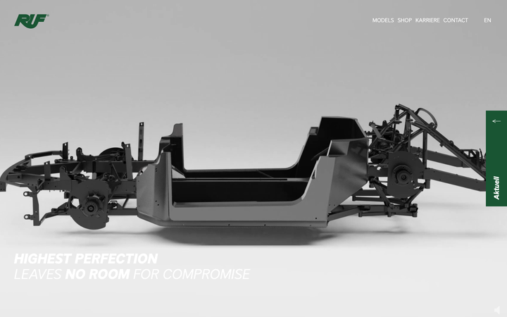 Screenshot of Ruf Automobile