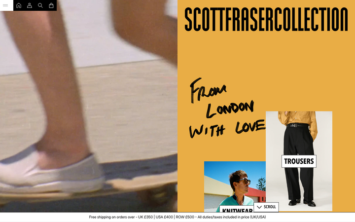 Screenshot of Scott Fraser Collection