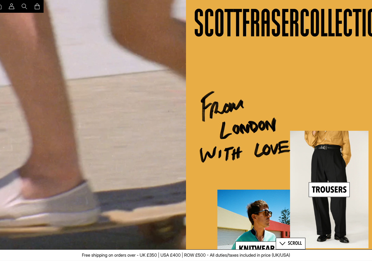 Screenshot of Scott Fraser Collection