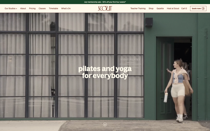Screenshot of Scout Studios