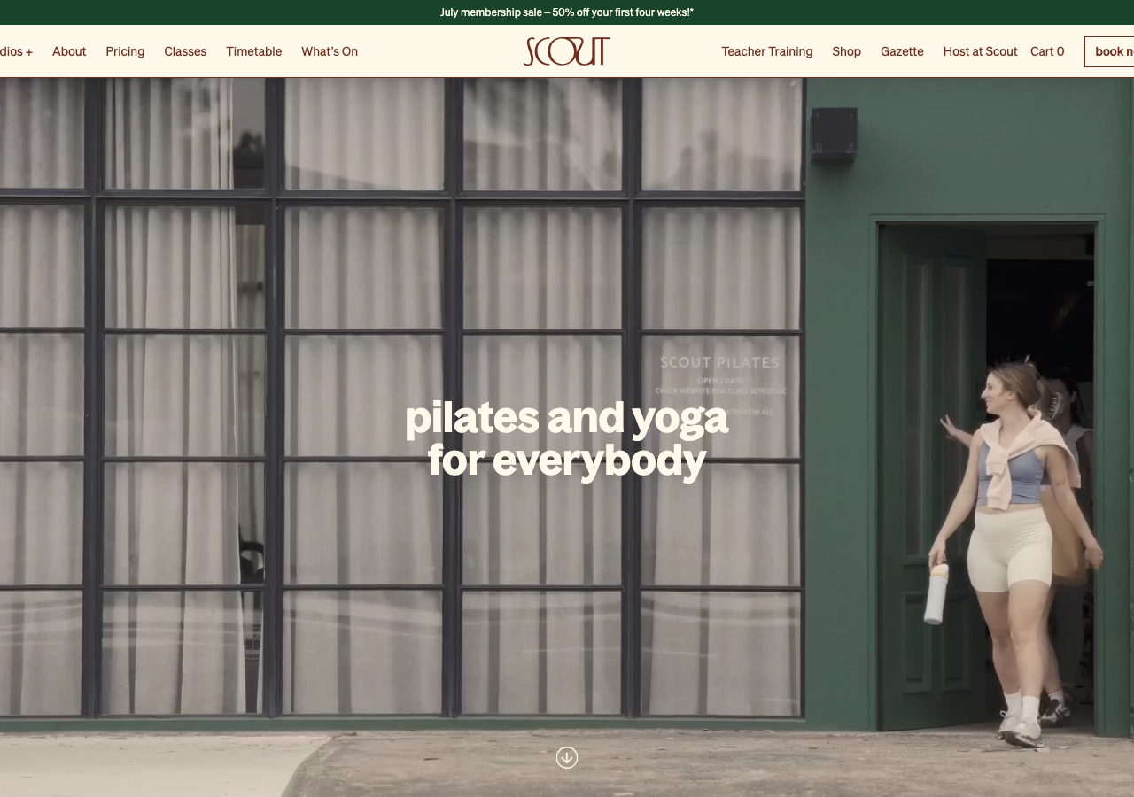 Screenshot of Scout Studios