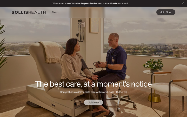Screenshot of Sollis Health
