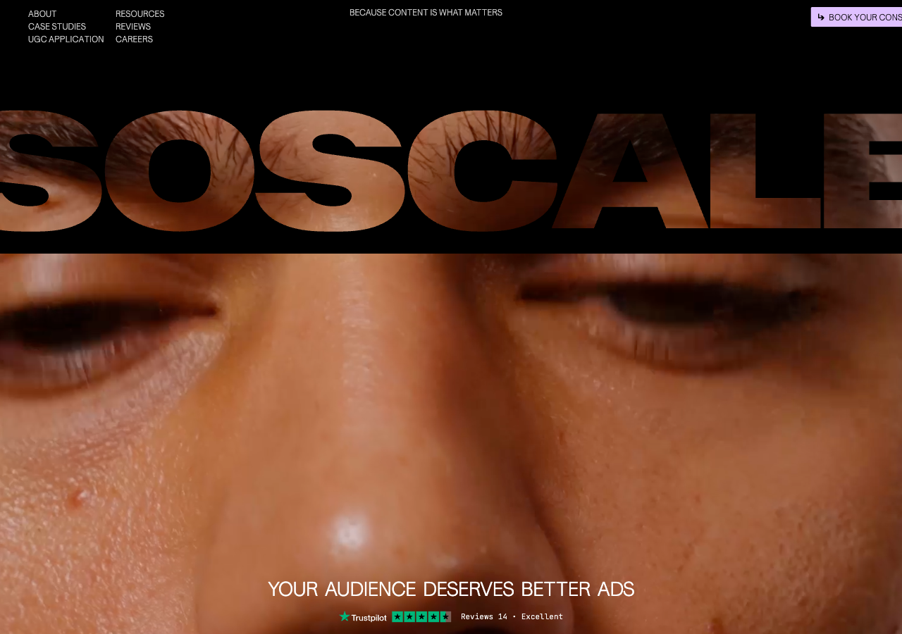 Screenshot of Soscale