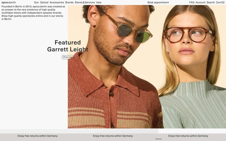 Screenshot of Specs Berlin