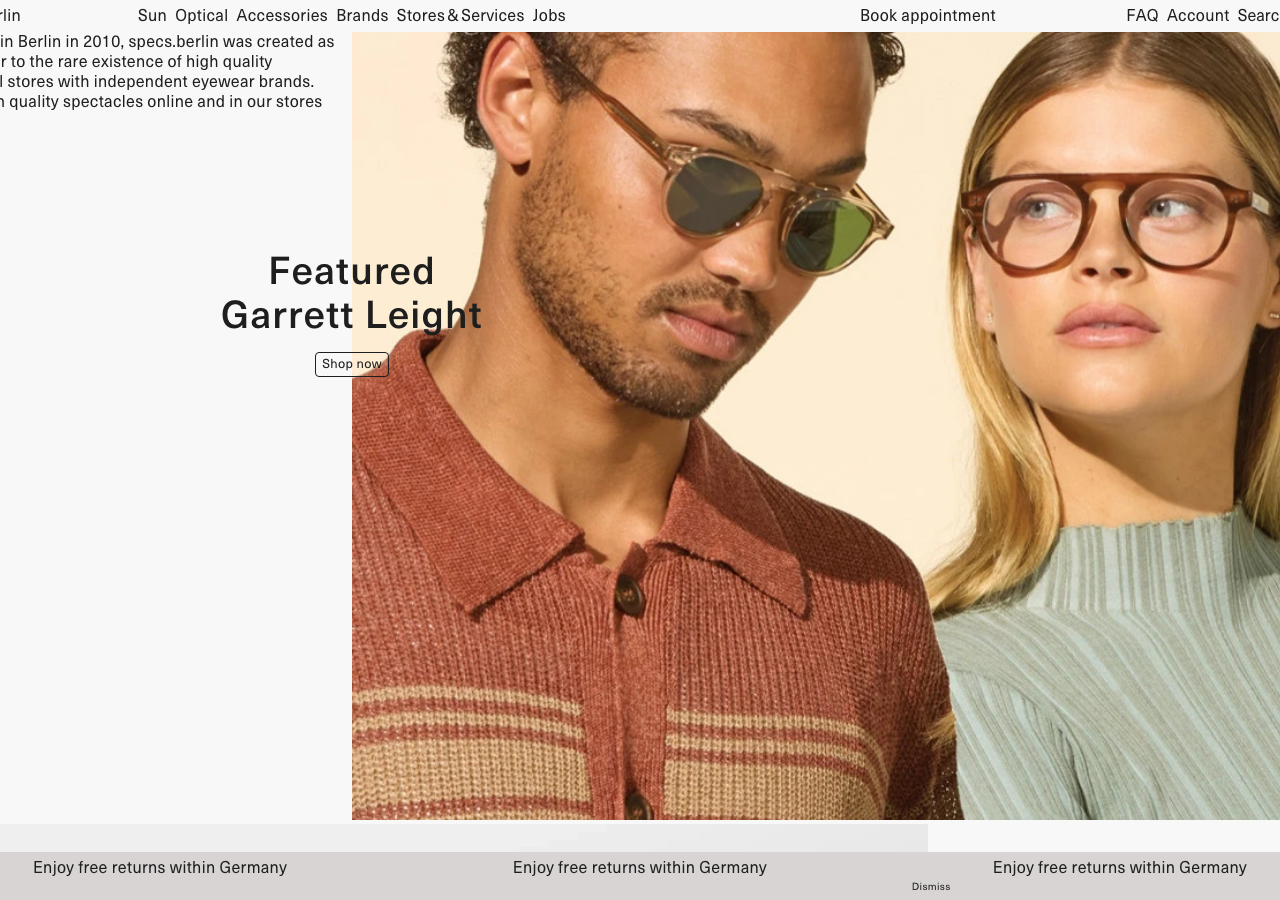 Screenshot of Specs Berlin