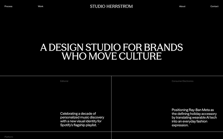 Screenshot of Studio Herrstrom