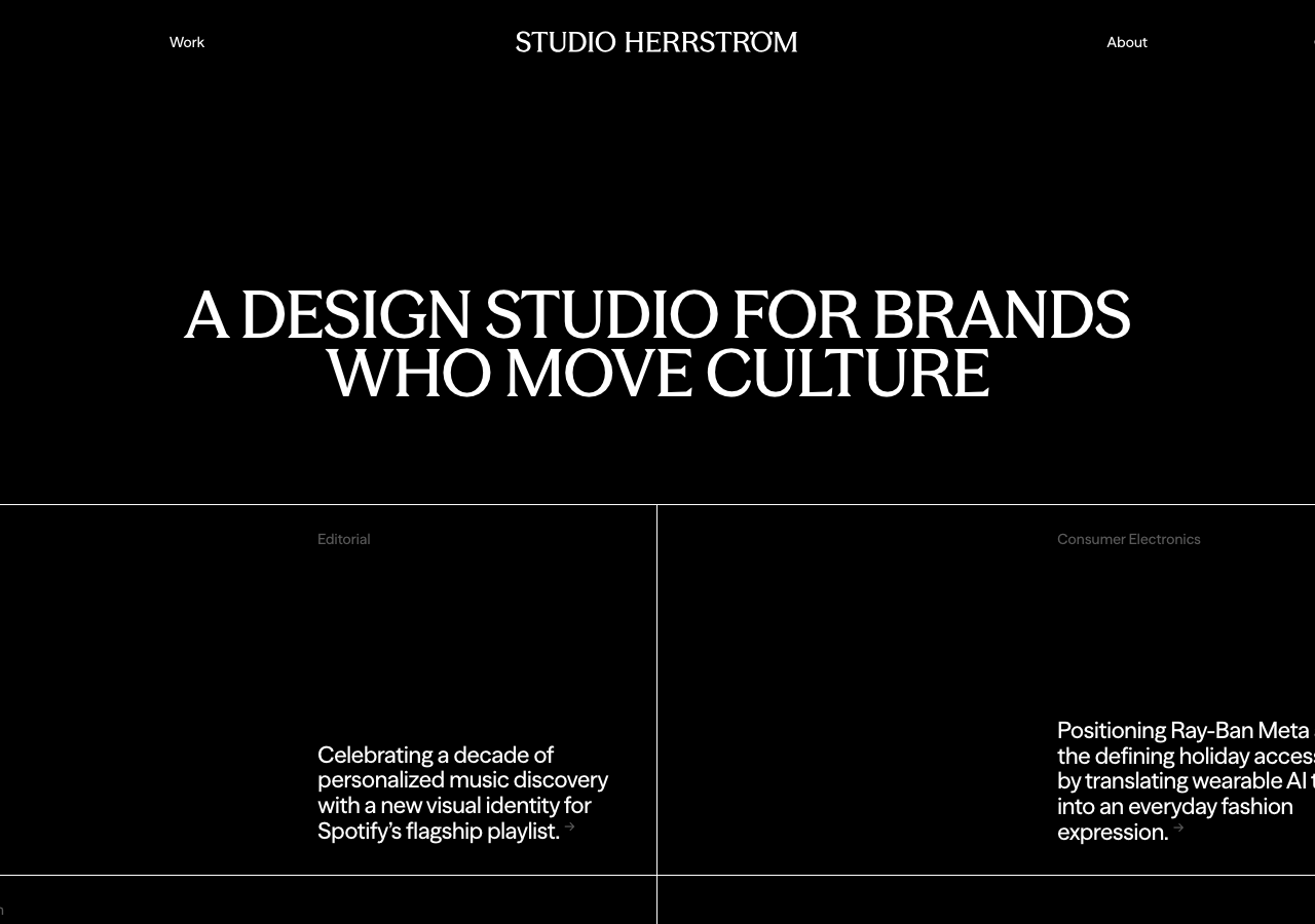 Screenshot of Studio Herrstrom