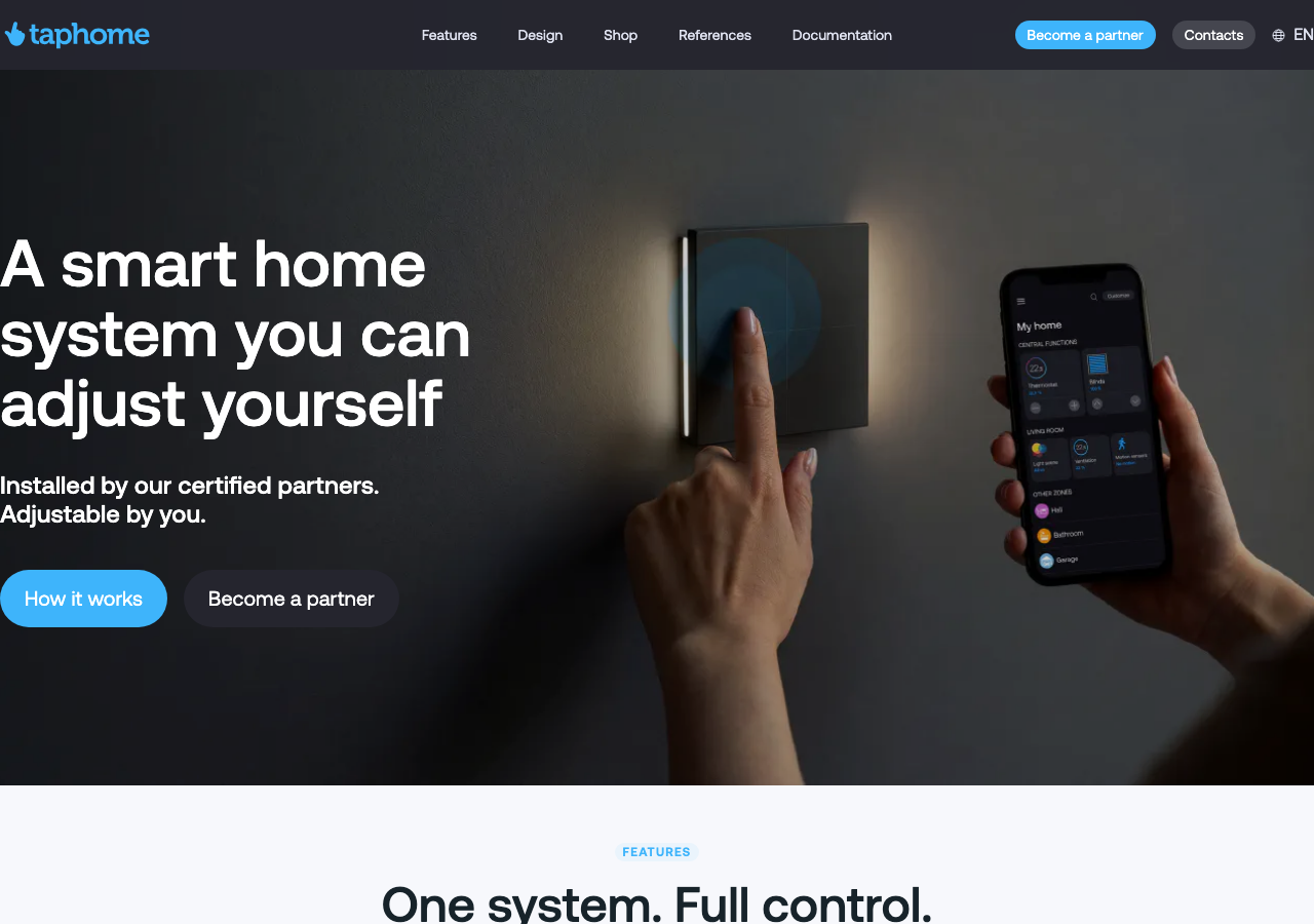 Screenshot of Taphome