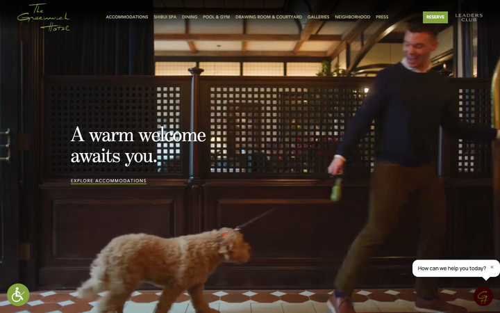 Screenshot of The Greenwich Hotel