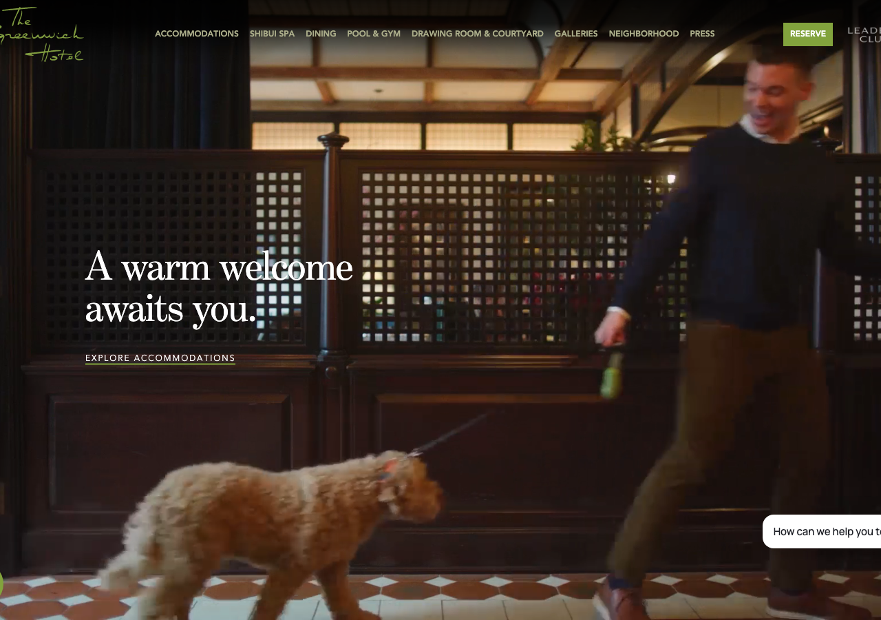 Screenshot of The Greenwich Hotel