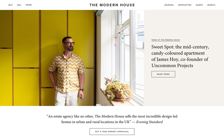Screenshot of The Modern House