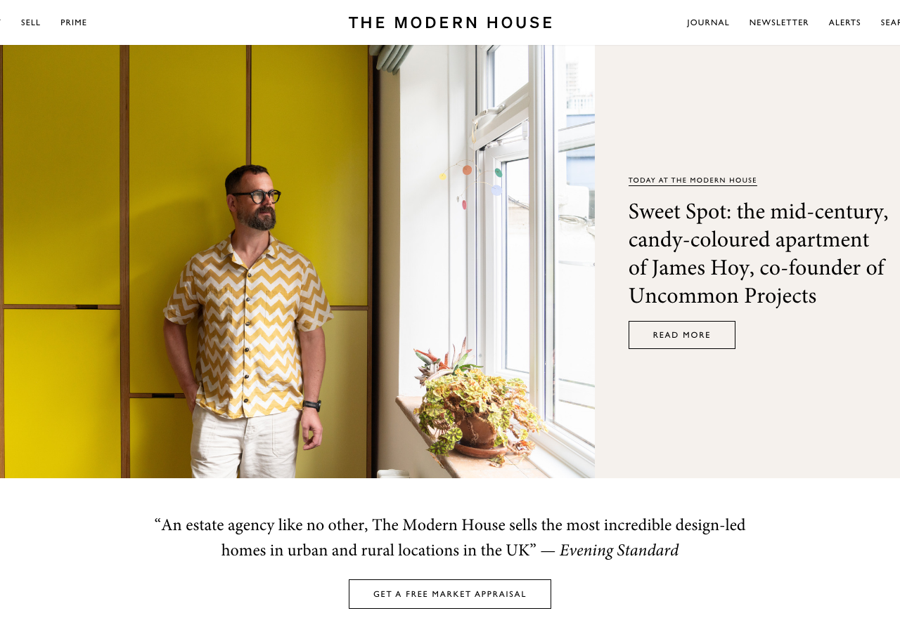 Screenshot of The Modern House