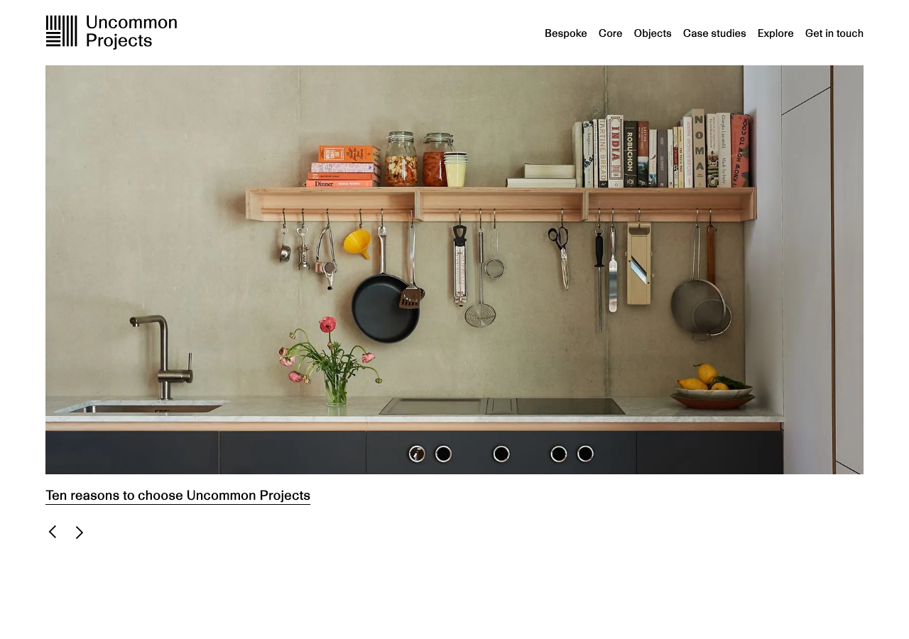 Screenshot of Uncommon Projects