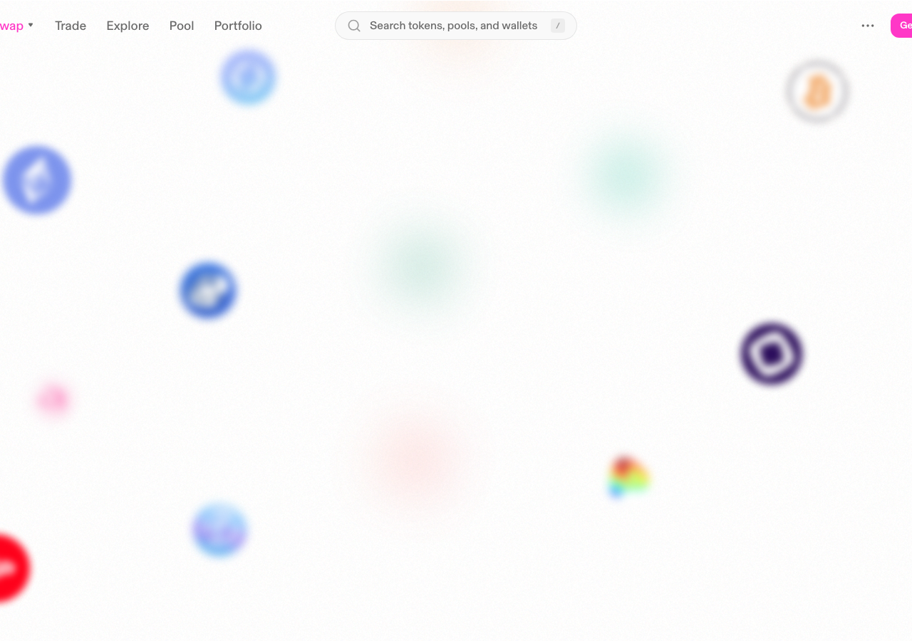 Screenshot of Uniswap