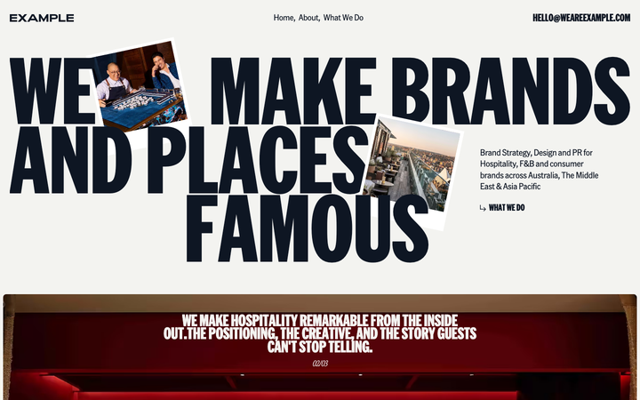 Screenshot of We Are Example